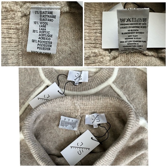 JS MILLENIUM Paris Fashion 2 PC Sweater Set O/S $120 - Picture 16 of 17